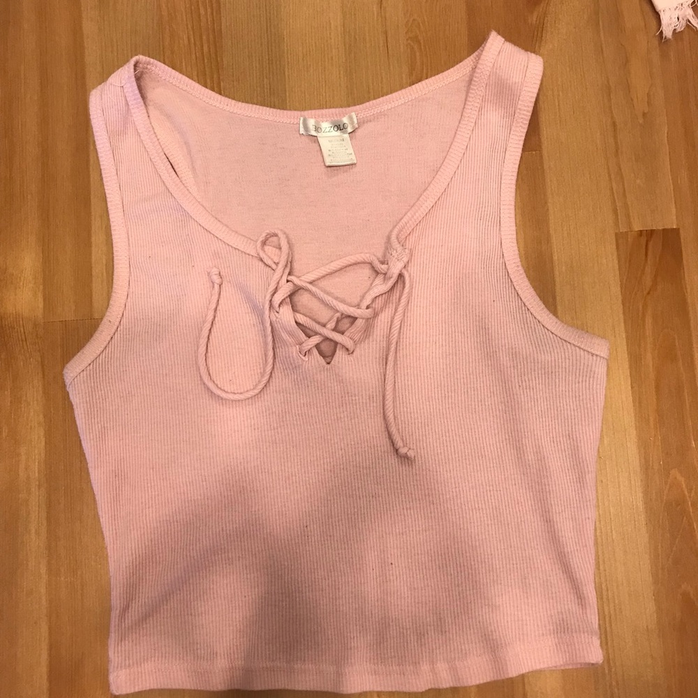 Cute Pink Crop Top